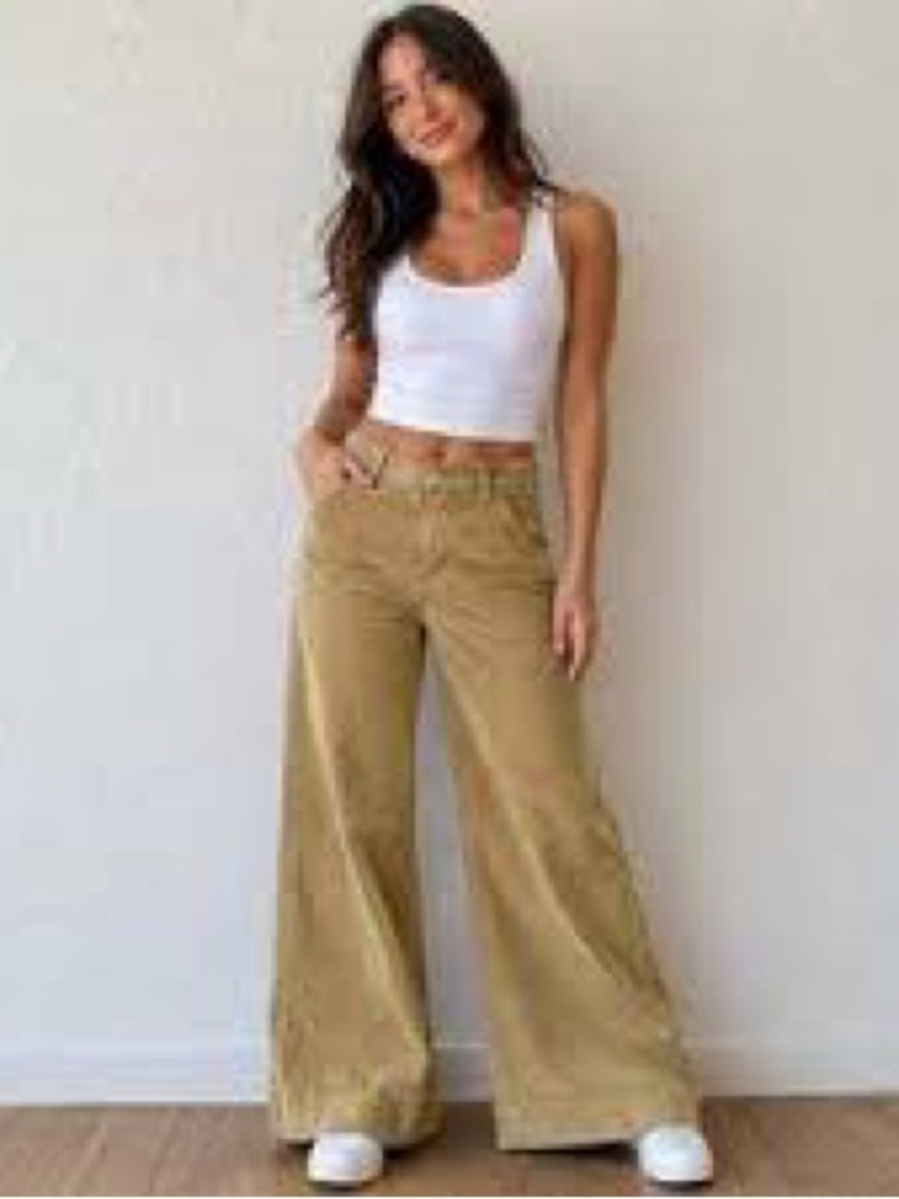 Celebrity Pink Corduroy Wide Leg Pants  high-rise Size 30